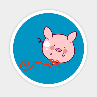 Pig Balloon Magnet